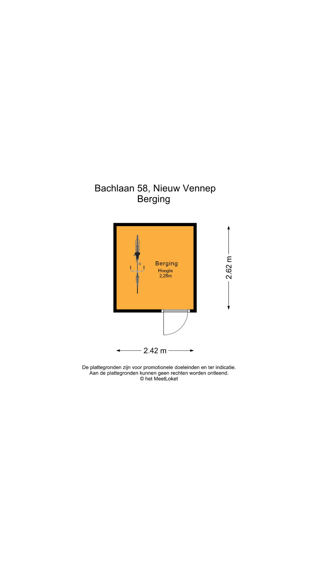 Bachlaan 58 , 2151 GE Nieuw-vennep map